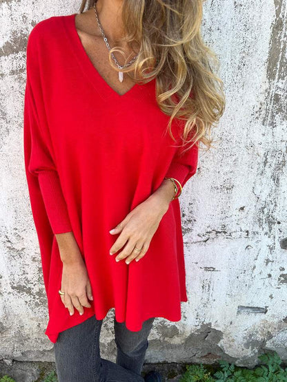 Charlotte | Women’s Summer V Neck Tunic Top