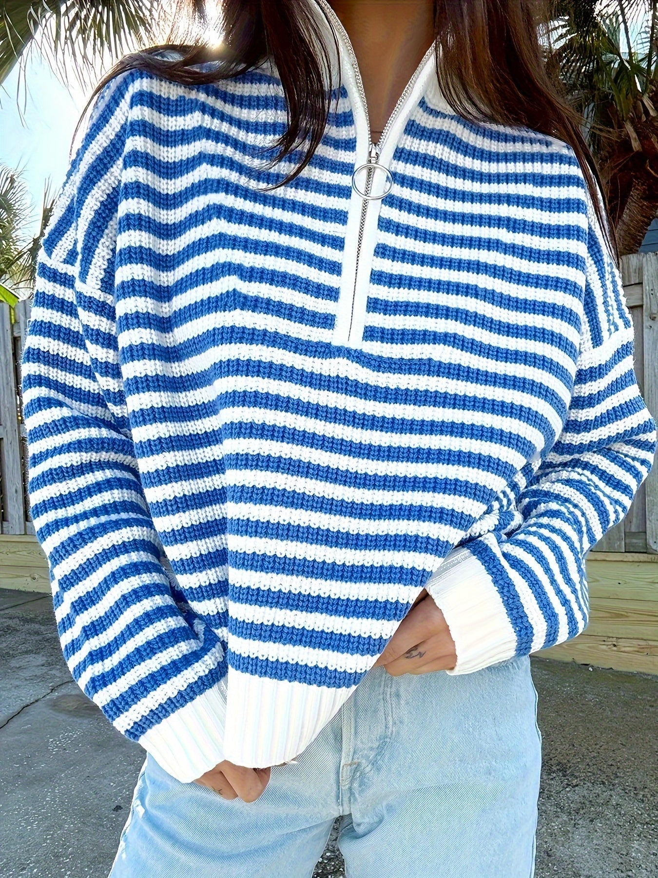 Marinne | Women’s  Half-Zip Knit Pullover