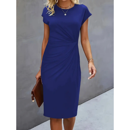 Women's Short Sleeve Midi Dress