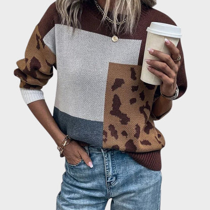 Women's Block Panel Sweater