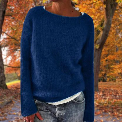 Brooklyn | Women’s Spring Relaxed Long Sleeve Knit Top