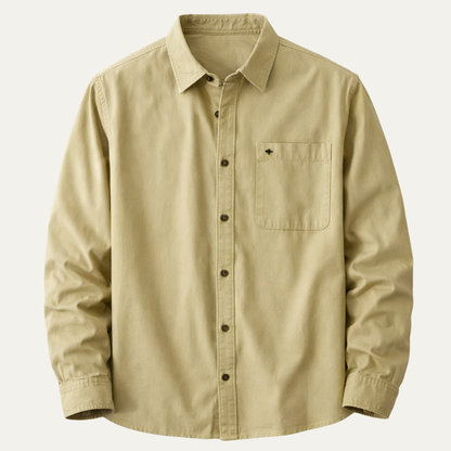 Men's Cotton Button Down Casual Shirt - Fashinoza