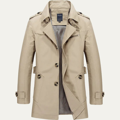 Mauro Icardi Men's Trench Coat Elegant Style - Fashinoza