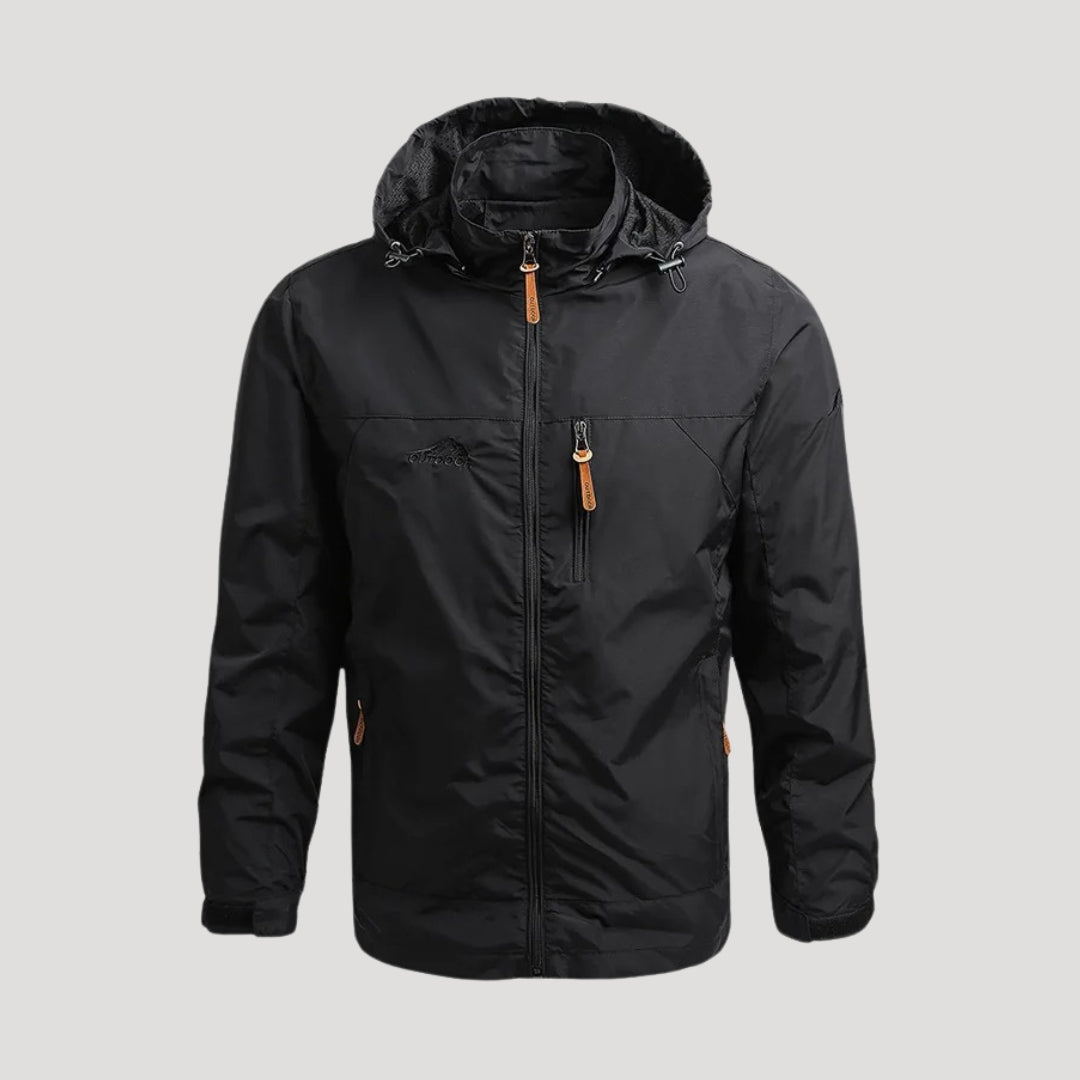Jason | Men’s Spring Hooded Zip Front Jacket