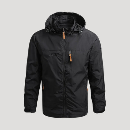 Jason | Men’s Spring Hooded Zip Front Jacket