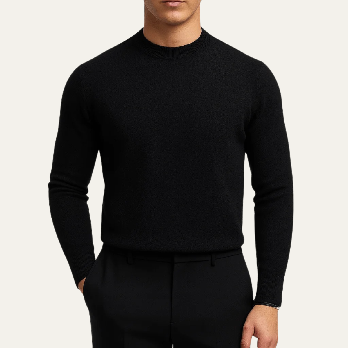 Men's Slim Fit Knit Crew Neck Sweater