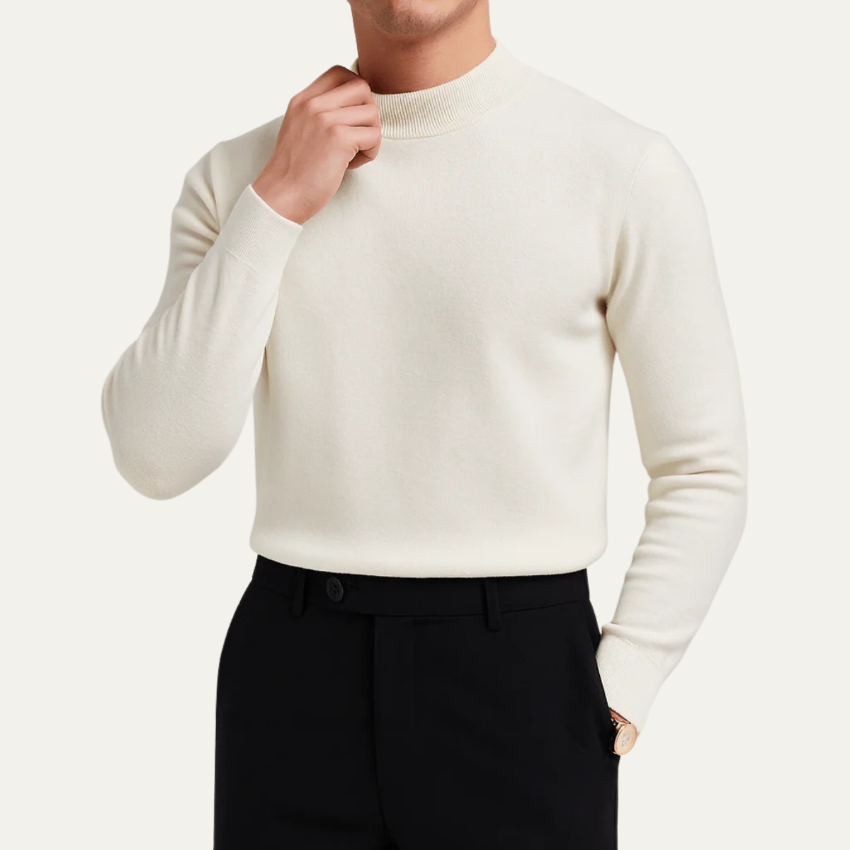 Men's Slim Fit Knit Crew Neck Sweater