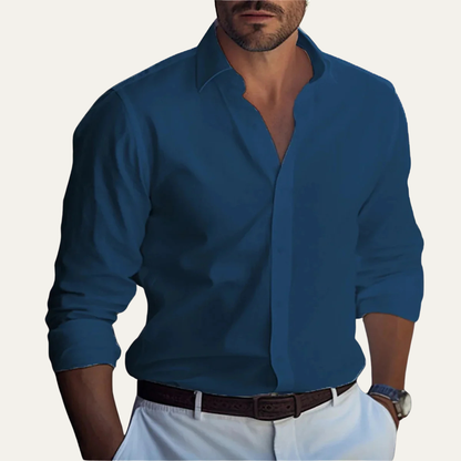 Men's Soft Button Down Shirt Casual Cotton