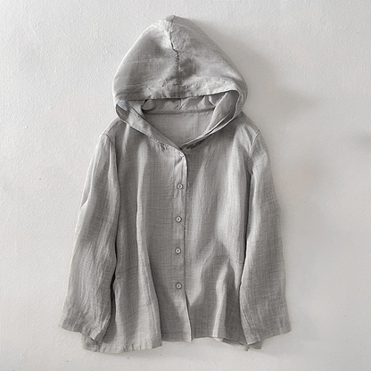 Women's Linen Hoodie