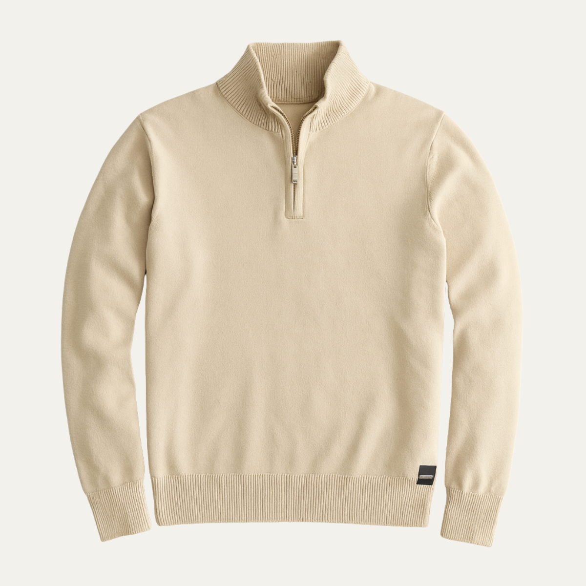 Men's Half Zip Knit Sweater Smart Casual - Fashinoza