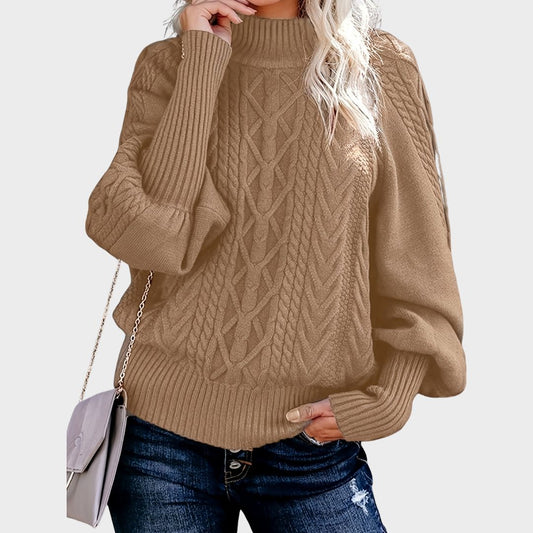 Women's Casual Long Sleeve Sweater - Fashinoza