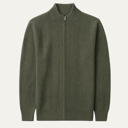 Men's Soft Wool Knit Cardigan - Fashinoza