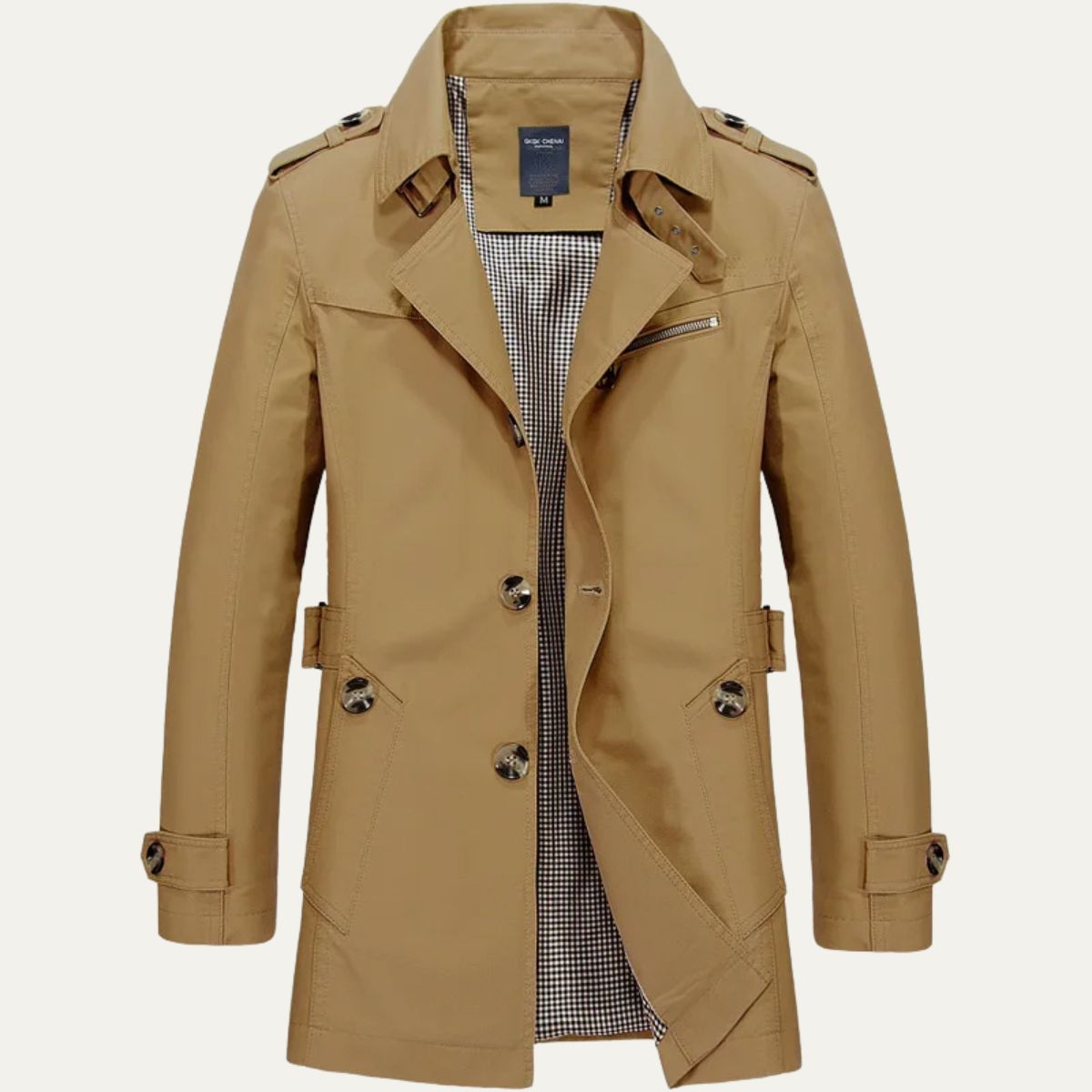 Mauro Icardi Men's Trench Coat Elegant Style