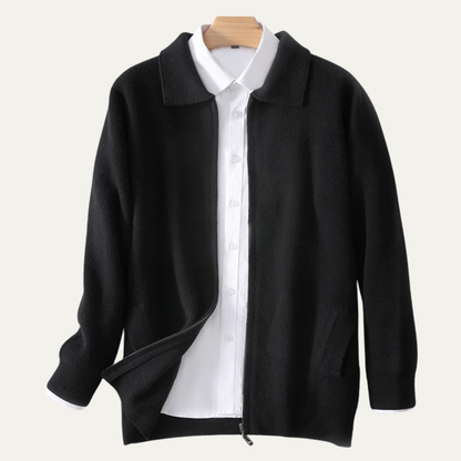 Men's Soft Wool Cardigan Sweater