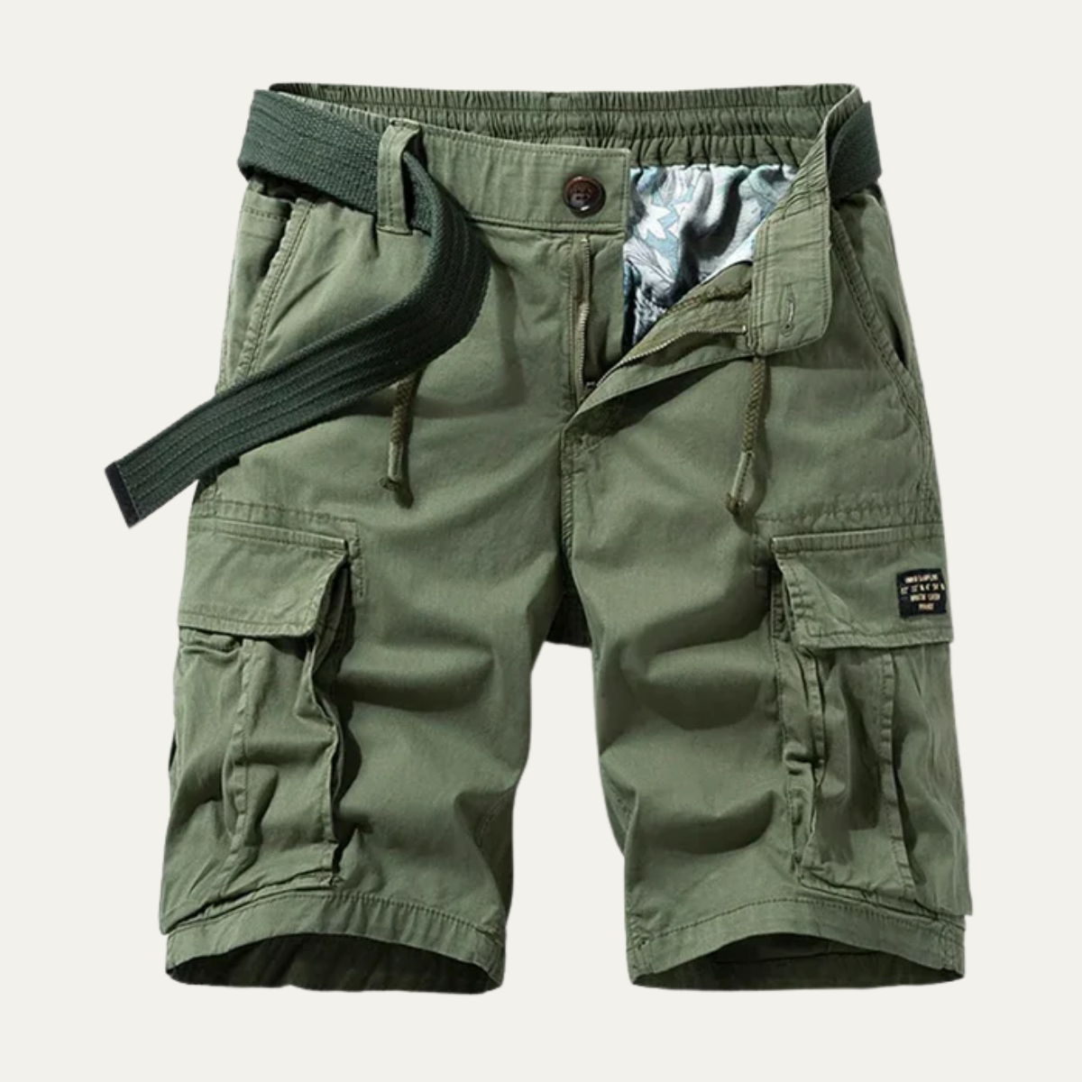 Men's Cargo Shorts Durable Cotton With Pockets