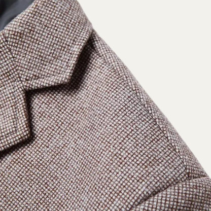 Men's Single Breasted Blazer Smart Casual Wool Navy