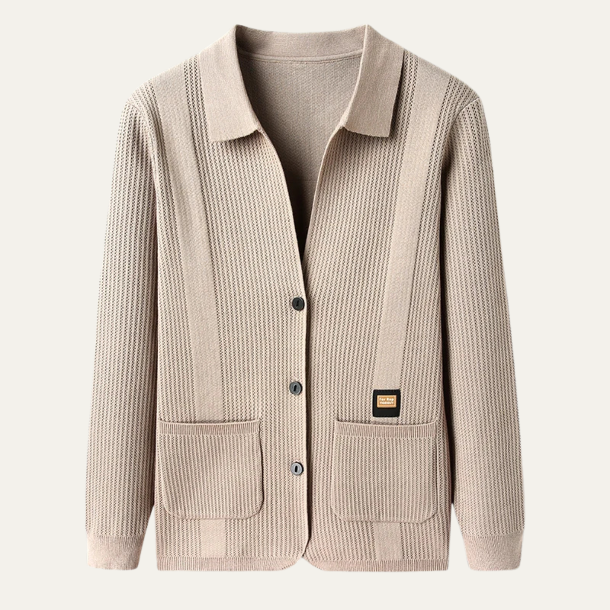 Men's Soft Knit Cardigan Breathable Casual - Fashinoza