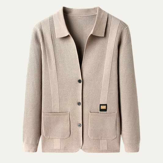 Men's Soft Knit Cardigan Breathable Casual - Fashinoza