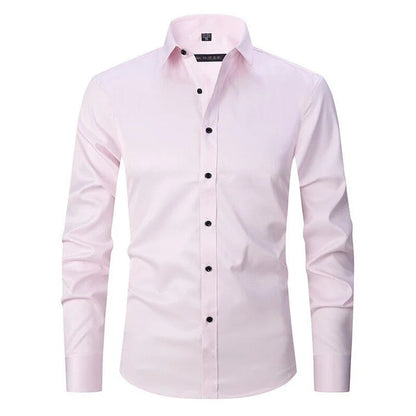 Men's Long Sleeve Dress Shirt Button-Up