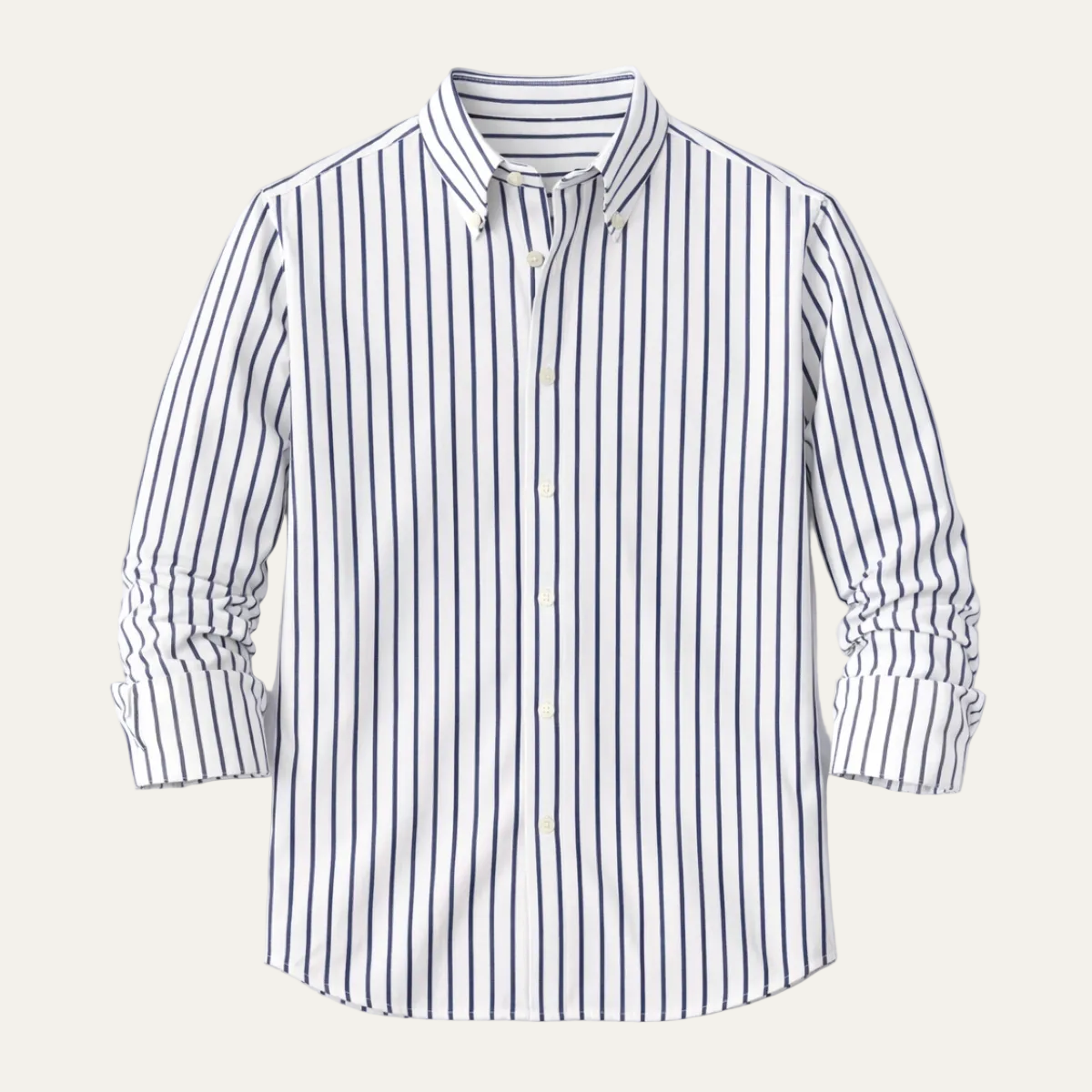 Varenna Lago Men's Striped Dress Shirt Retro Button Down - Fashinoza