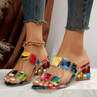 Nyla Women's Wide Fit Flat Sandals