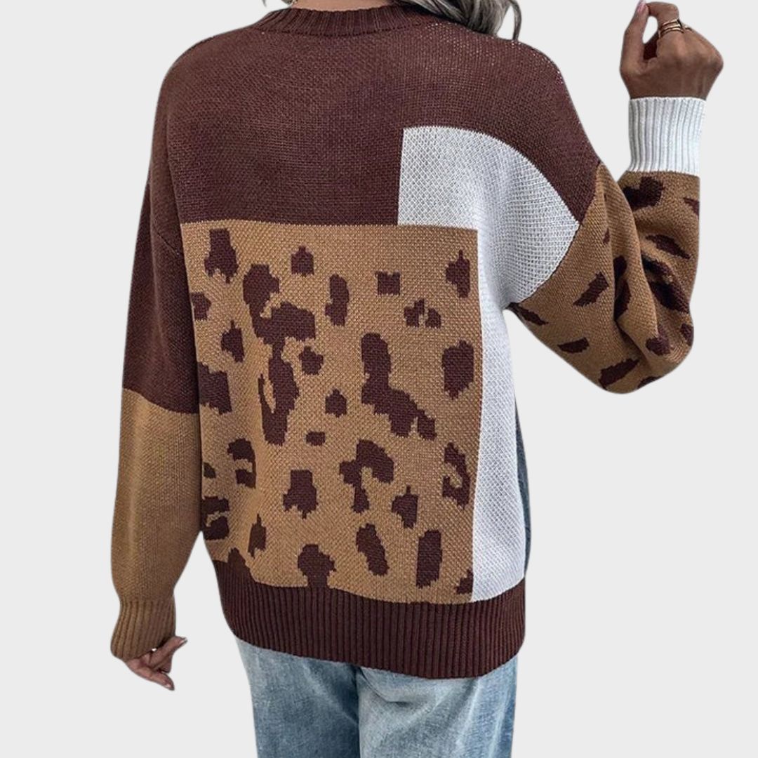 Women's Block Panel Sweater