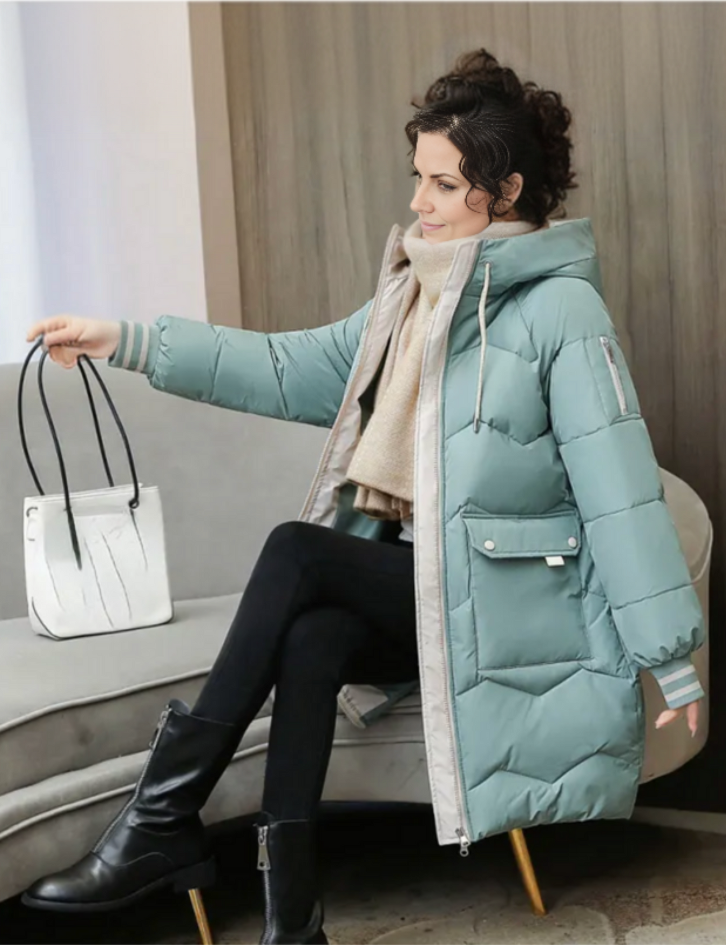 Isabella | Women Winter Hooded Puffer Jacket