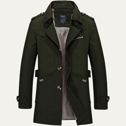 Mauro Icardi Men's Trench Coat Elegant Style