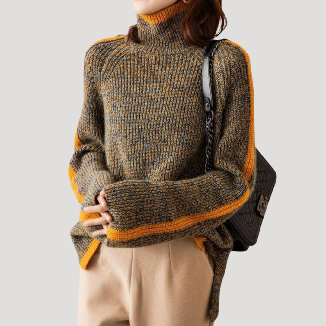 Alyssa | Women Spring Turtleneck Sweater Pullover