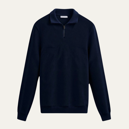Men's Half Zip Knit Sweater Lightweight