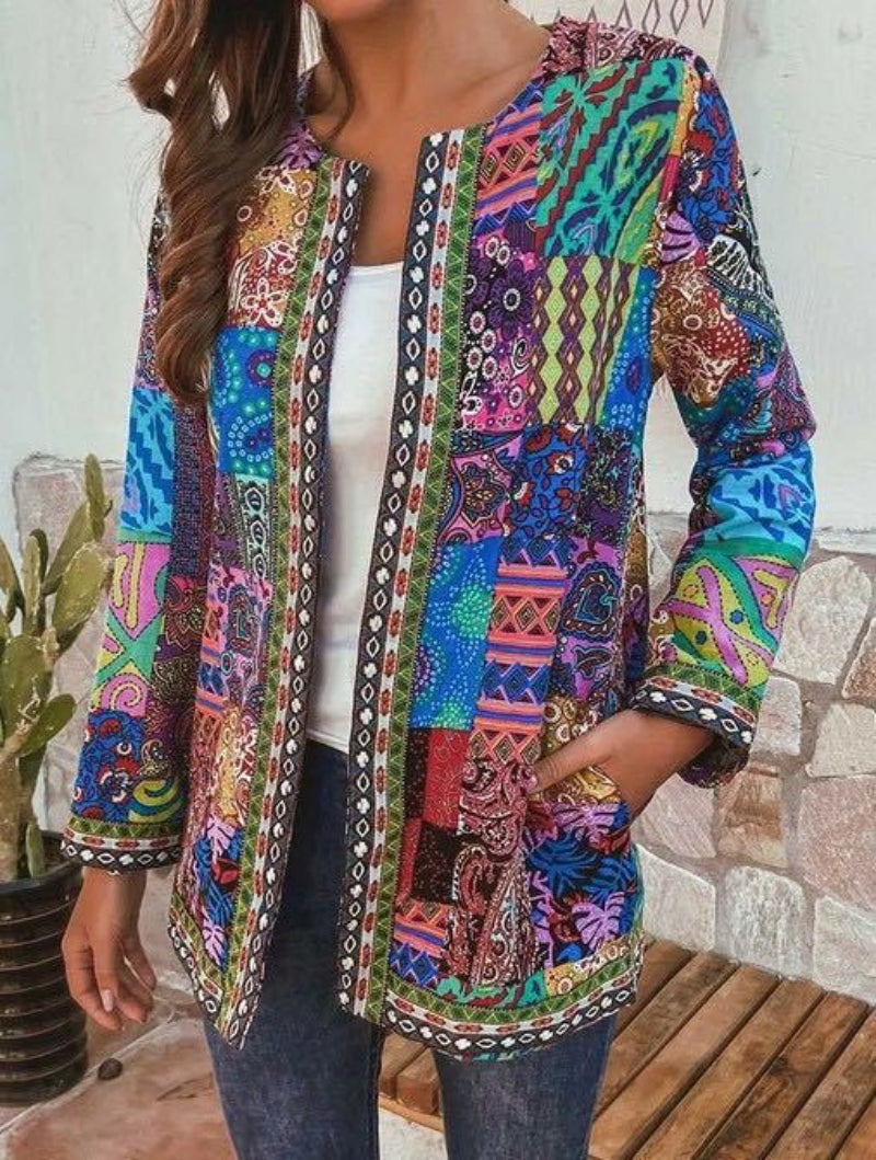 Women's Knitted Cardigan Retro Style - Fashinoza