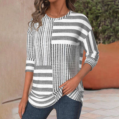 Women's Striped Comfort Blouse