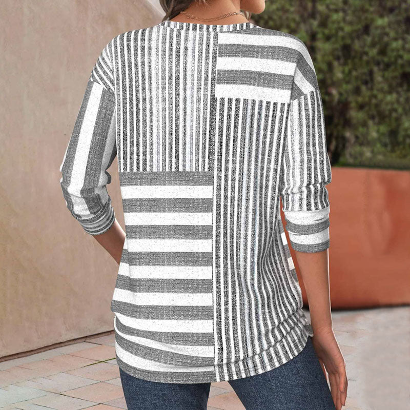 Women's Striped Comfort Blouse