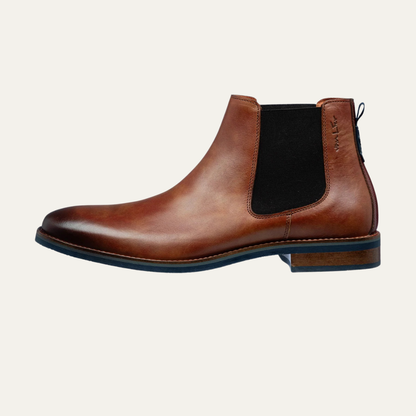 Men's Classic Leather Chelsea Boots Cognac