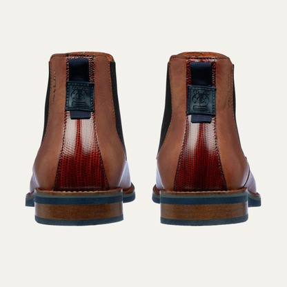 Men's Classic Leather Chelsea Boots Cognac
