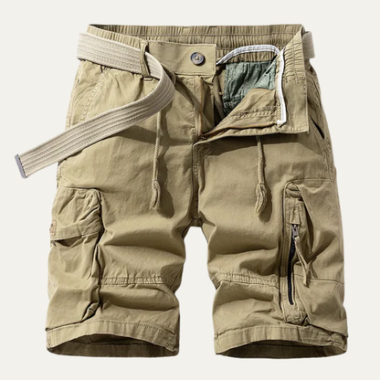 Men's Cotton Cargo Shorts - Fashinoza