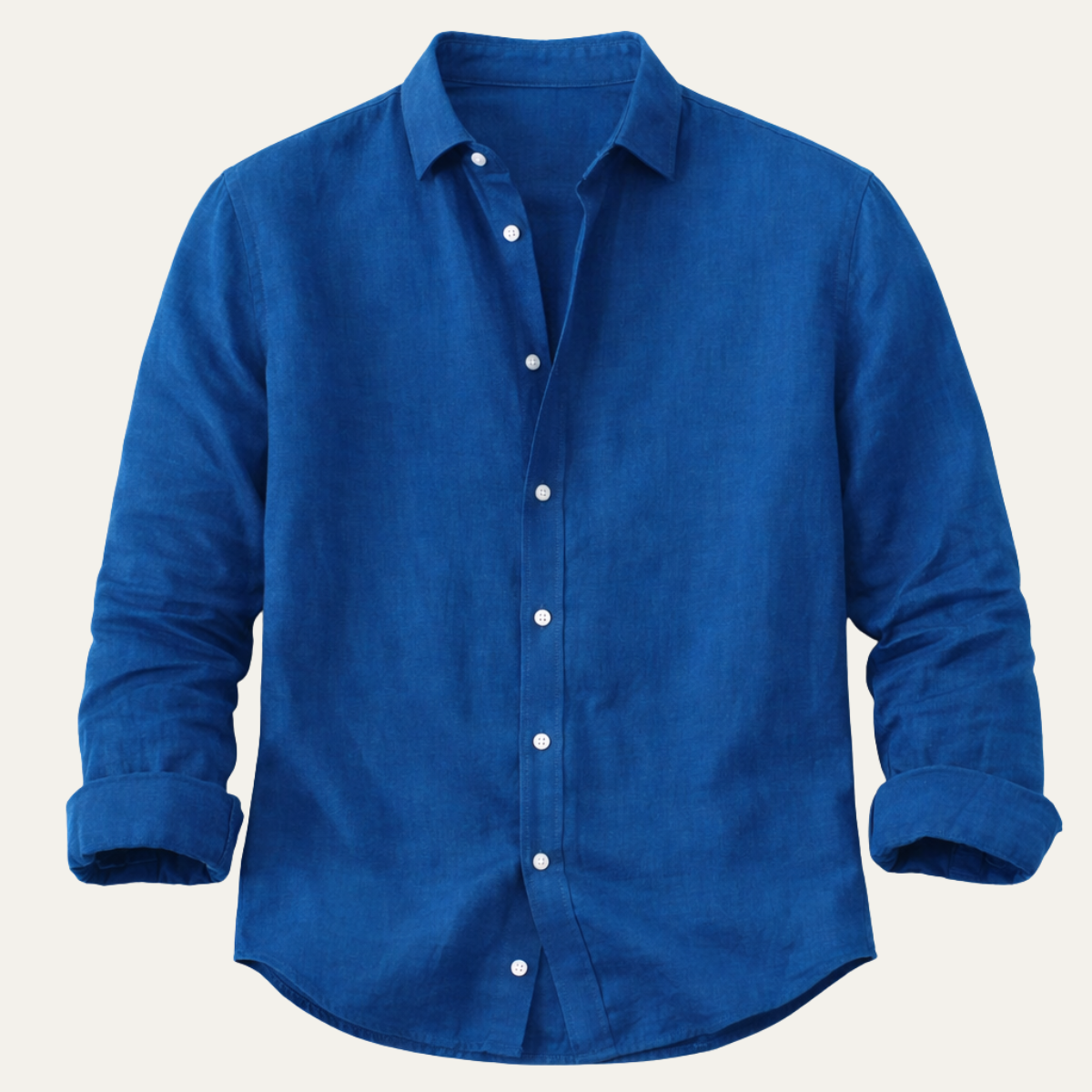 Men's Cotton Linen Casual Summer Shirt - Fashinoza