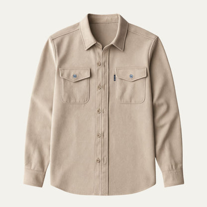 Men's Casual Shirt Jacket Cotton Overshirt
