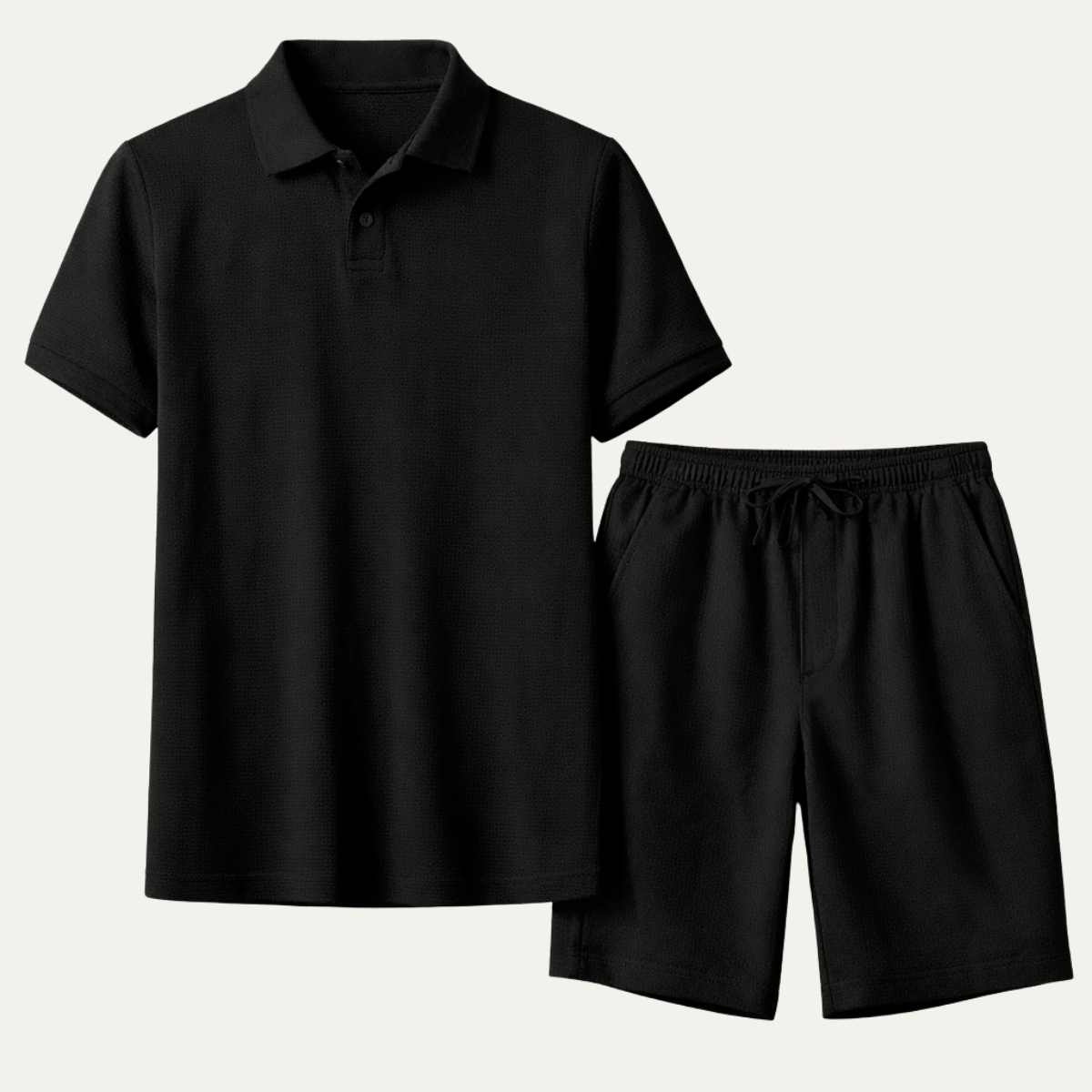 Men's Casual Shirt And Shorts Set - Fashinoza