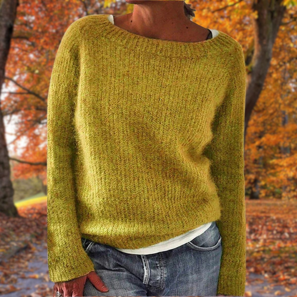Brooklyn | Women’s Spring Relaxed Long Sleeve Knit Top
