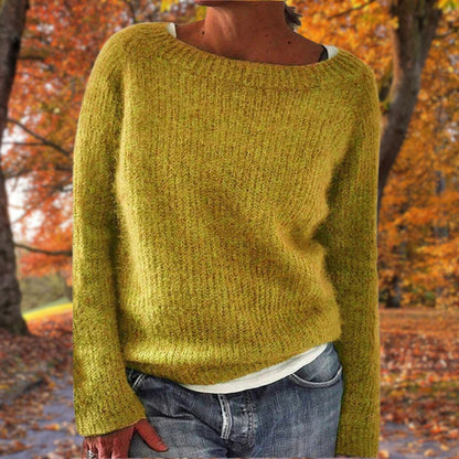 Brooklyn | Women’s Spring Relaxed Long Sleeve Knit Top