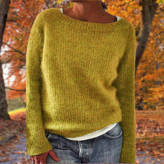 Brooklyn | Women’s Spring Relaxed Long Sleeve Knit Top