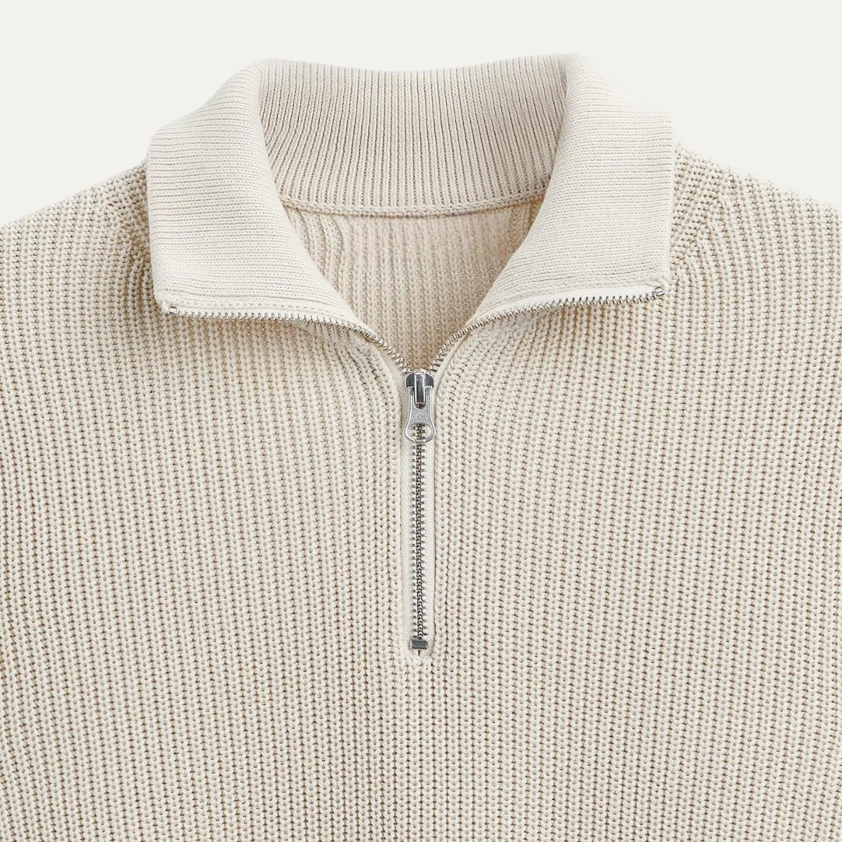 Men's Half Zip Knit Sweater Lightweight