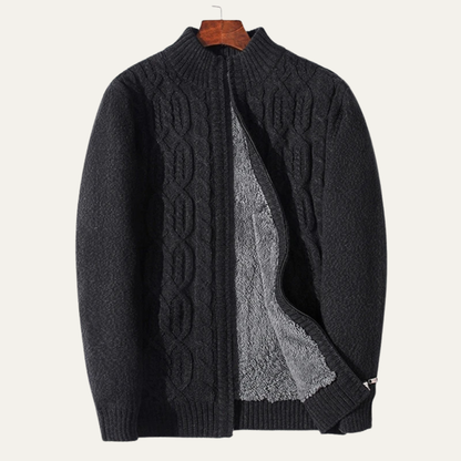Men's Thick Wool Fleece Cardigan
