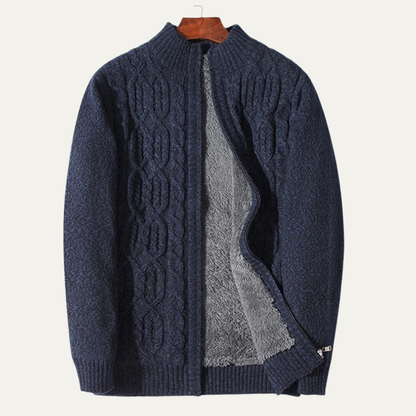 Men's Thick Wool Fleece Cardigan