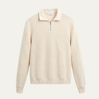 Men's Half Zip Knit Sweater Lightweight - Fashinoza