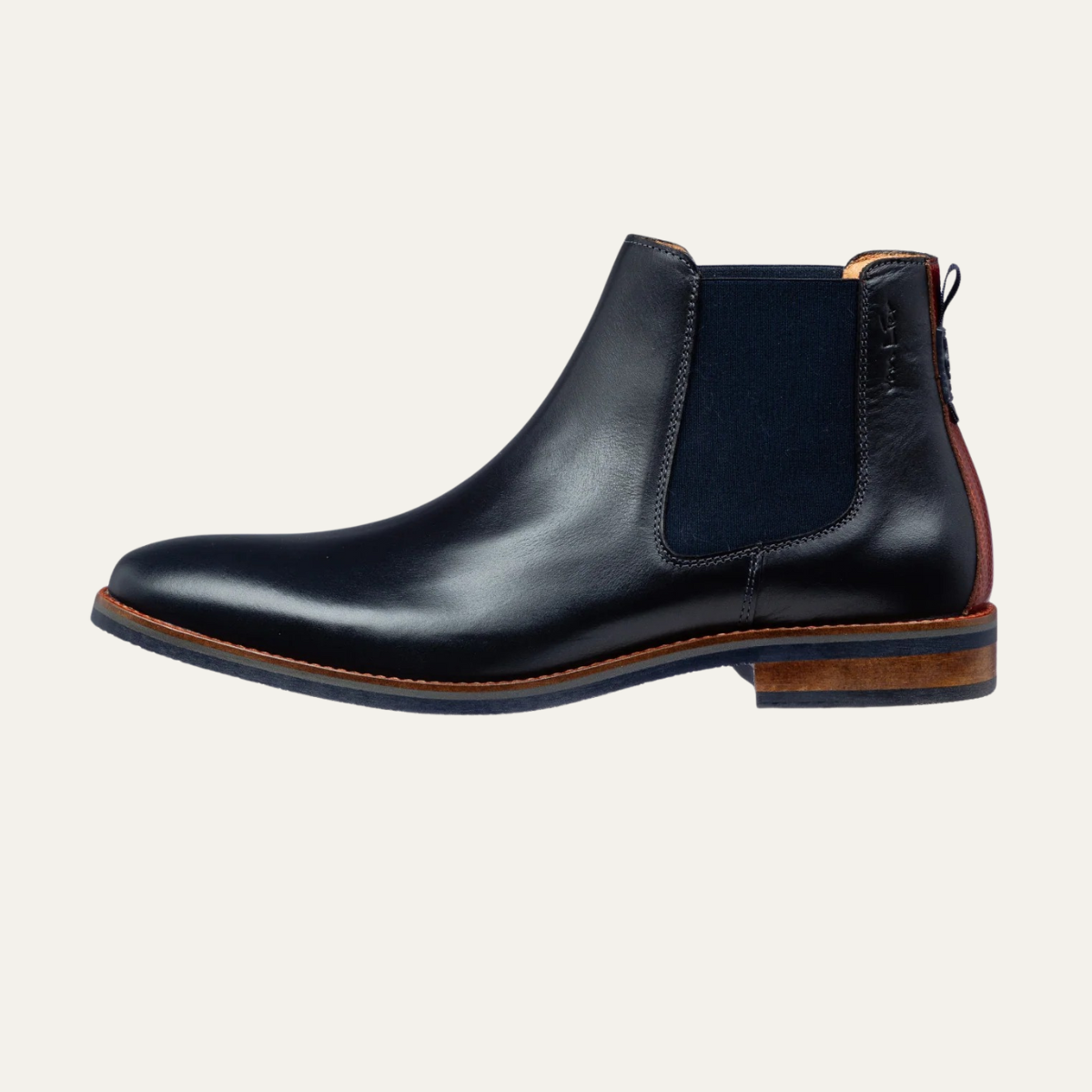 Men's Classic Leather Chelsea Boots Cognac