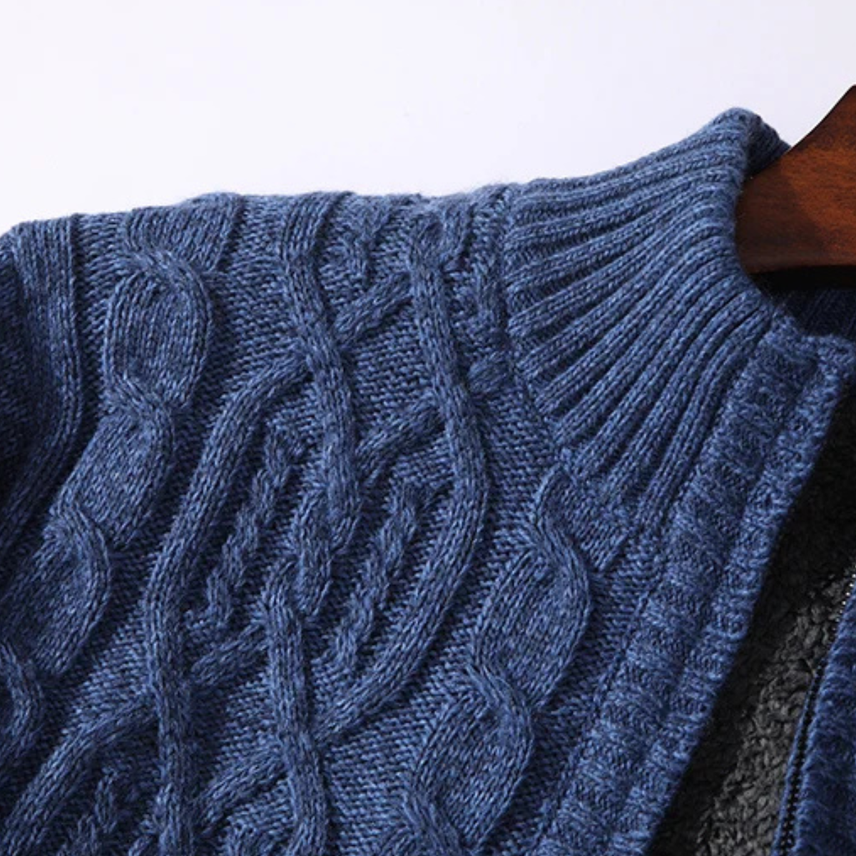 Men's Thick Wool Fleece Cardigan