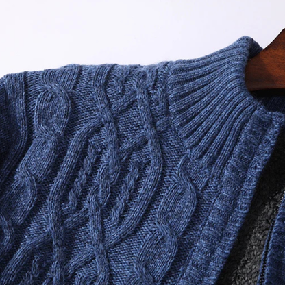 Men's Thick Wool Fleece Cardigan