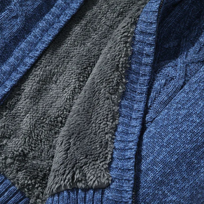 Men's Thick Wool Fleece Cardigan